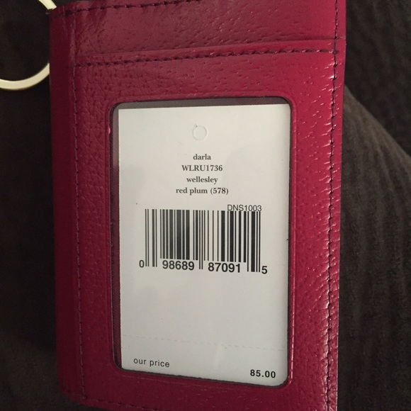 Red Plum Card Wallet NWT 🍂LAST ONE!🍂 - Picture 3 of 3